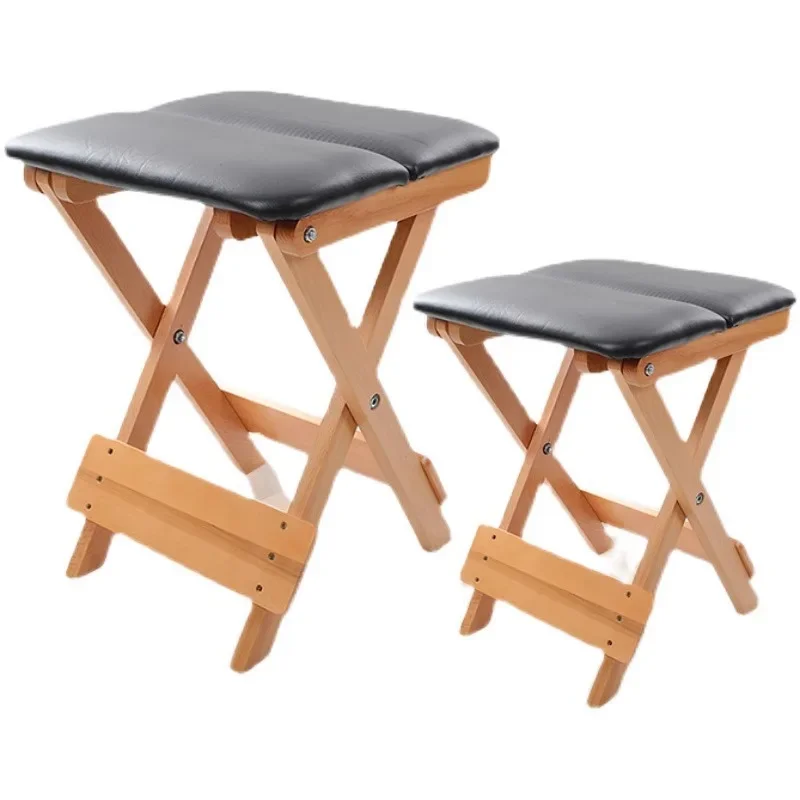 Zen Soft Stool Foldable Zen Soft Stool Solid Wood Professional Medium Chair Yoga Pilates Practice Stool Petal Pad Zen Knead