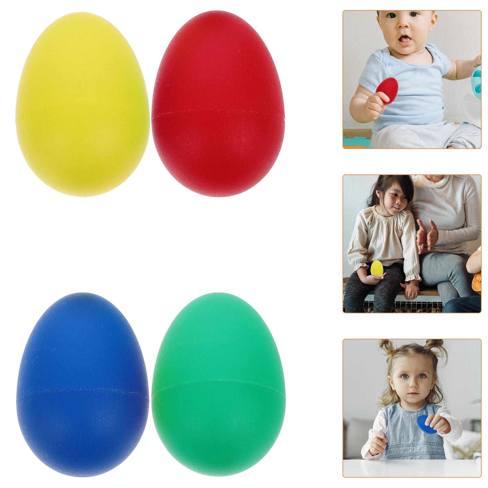

Plastic Sand Balls Baby Shaker Toy Egg Maracas Musical Instrument Childrens Toddler Instruments for Kids