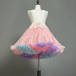 Women's Petticoat Flexible Crinoline Under The Super Puffy Cancan for Girl Dress