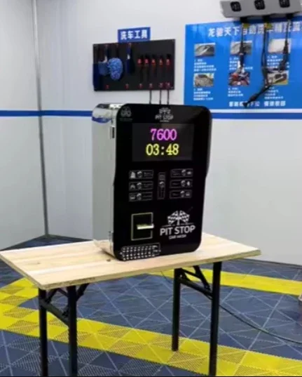 200 Bar Coin,Banknote & Card Operated Self-Service Car Washing Washer Machine Equipment Station