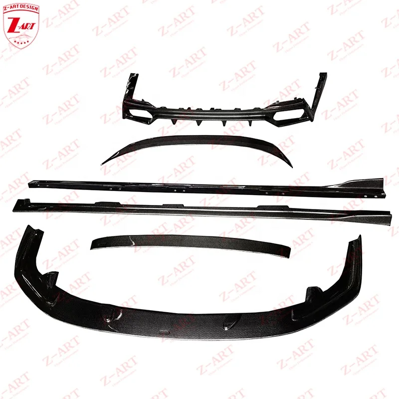 Carbon Fiber Aerokit for Le xus LS500h 2020+ Carbon Fiber Body Kit for LS500 F Sport Carbon Fiber Wind Spoiler Kit