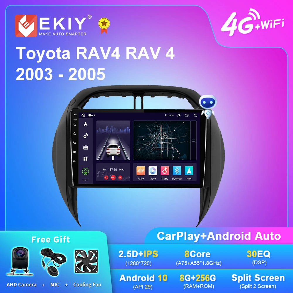 

EKIY X7 Android Auto Car Radio For Toyota RAV4 RAV 4 2003-2005 Stereo GPS Navi Multimedia Player No 2din DVD Tape Recorder 2 DIN