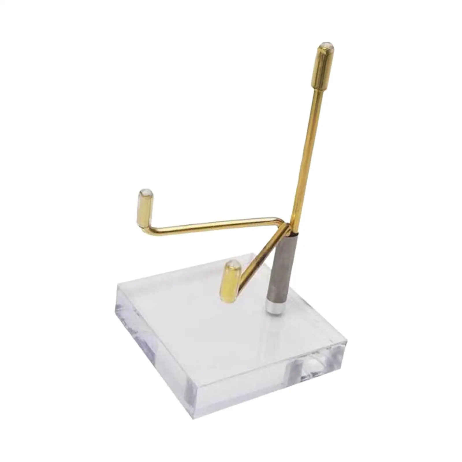 Acrylic Display Easel Stands ,Mineral Display Stand ,Display Rack Metal Arm Display Stand for Mineral, Agate,