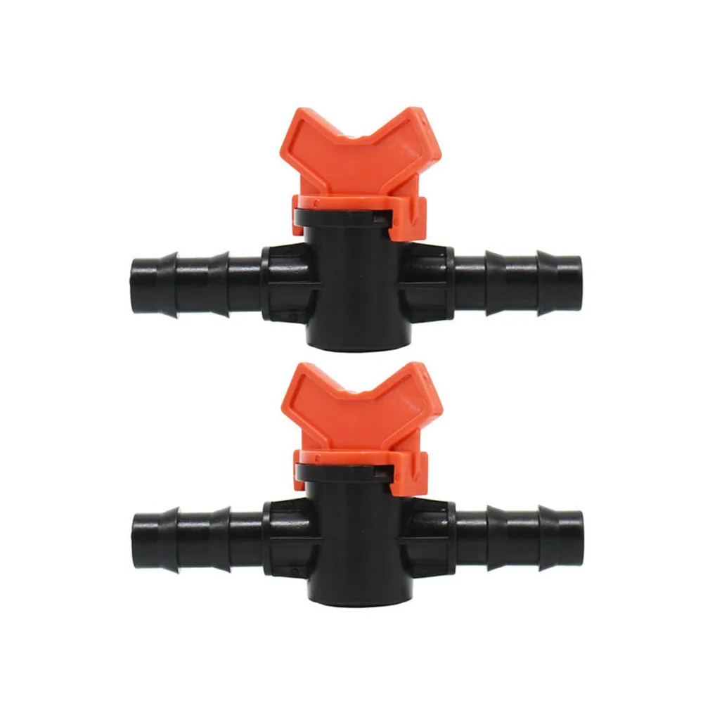 

Irrigation Hose 16mm Garden Tap Irrigation Valve 5/8 Mini Valve 2 Way Tap Waterstop Connectors Barb Drip Adapter 15Pcs