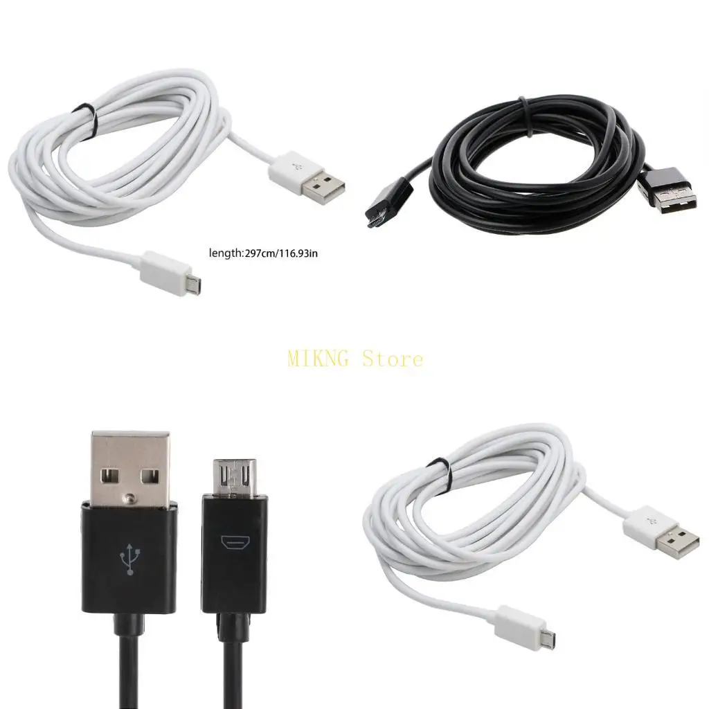 283 см Mirco USB -зарядный кабель для беспроводного игрового контроллера джойстика лучшая продажа