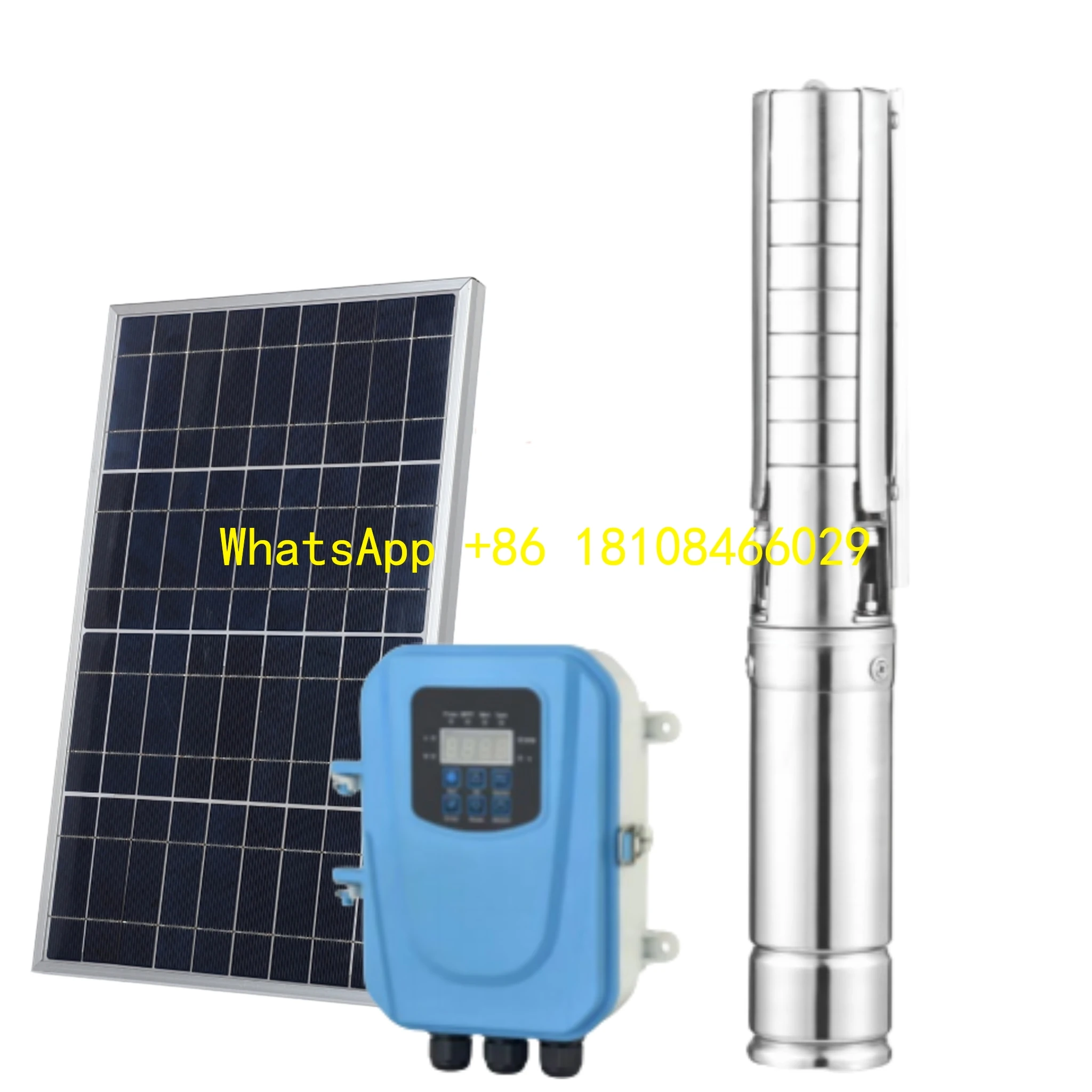 

Factory Supplier High Head 110V 1500W DC Solar Powered Water Pump for Irrigation Agriculture