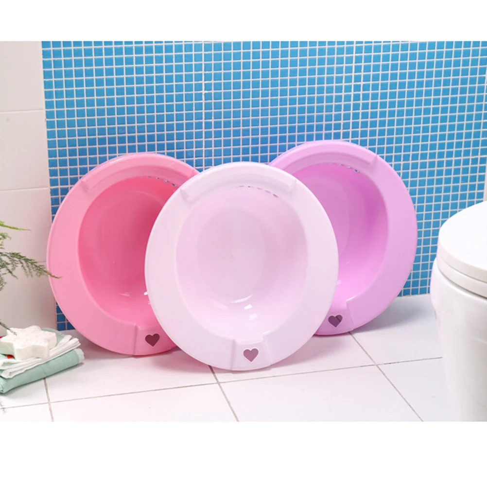 

Smoke and Wash Bathtub Hip Toilet Sitz Basin Washbasin Medical Pink Pregnant Woman