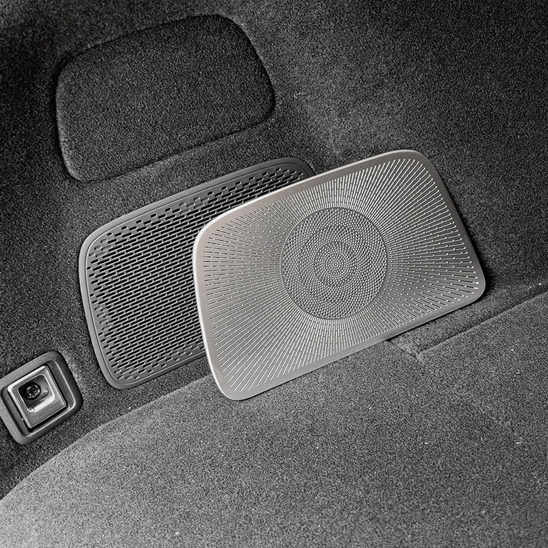 

2Pcs/Set Stainless Rear Trunk Speaker Cover For Zeekr 7X Audio Horn Trim Frame Sticker Car Decoration Interior Car Accessories