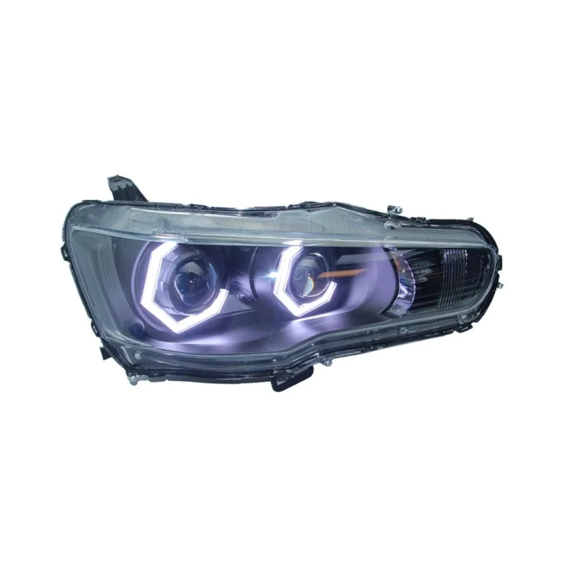 

Светодиодная фара для Mitsubishi Lancer-ex 2009-2023, модифицированная, с эффектом «ангельских глаз», передняя лампа, указатель поворота