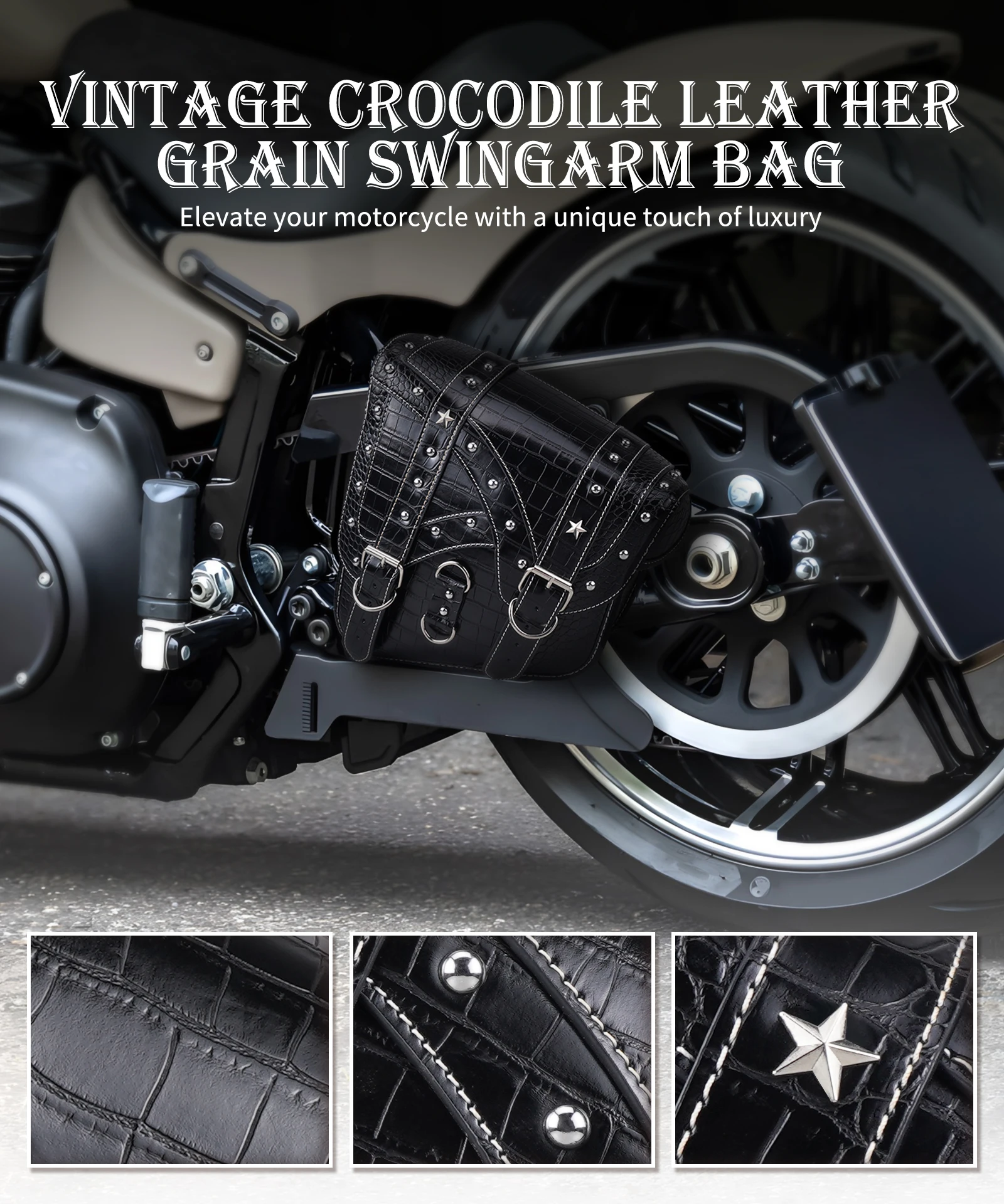 NICECNC borsa a tracolla per moto impermeabile per Harley Davidson Fat Boy 114 Heritage Classic 2018-2023 borsa a tracolla per attrezzi da moto