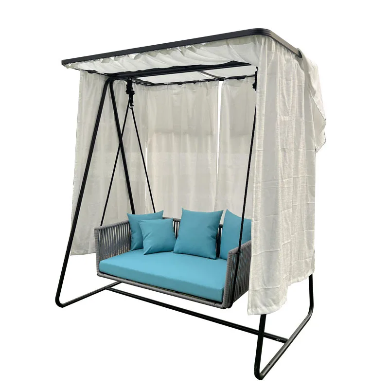 

Outdoor Courtyard Garden Swing Hanging Basket