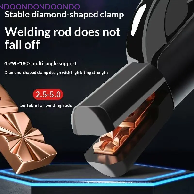 European Welding Electrode Holder 600A 800A 1000A Quick Connect NonSlip Welding Pliers for Metal Fabrication