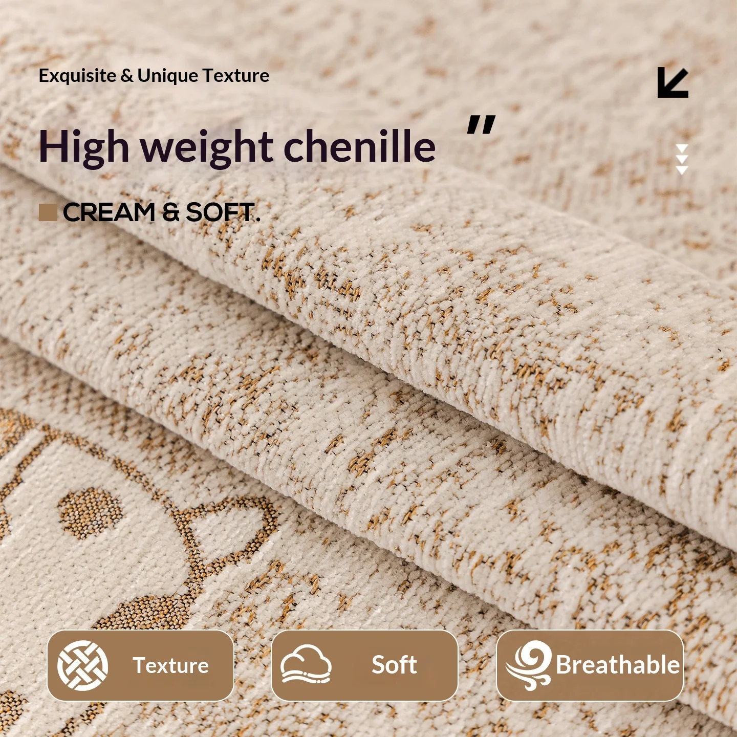 Reversible Chenille Sofa Cover All Wrapped Simple Decor Home Sofa Towel Anti-Slip Universal Sofa Covers Multifunctional Blanket