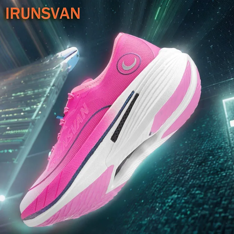

IRUNSVAN Physical Examination & Training Marathon Training Shoes FBER-R Arch Support Technology with Nylon Plate | Full-Palm Pe