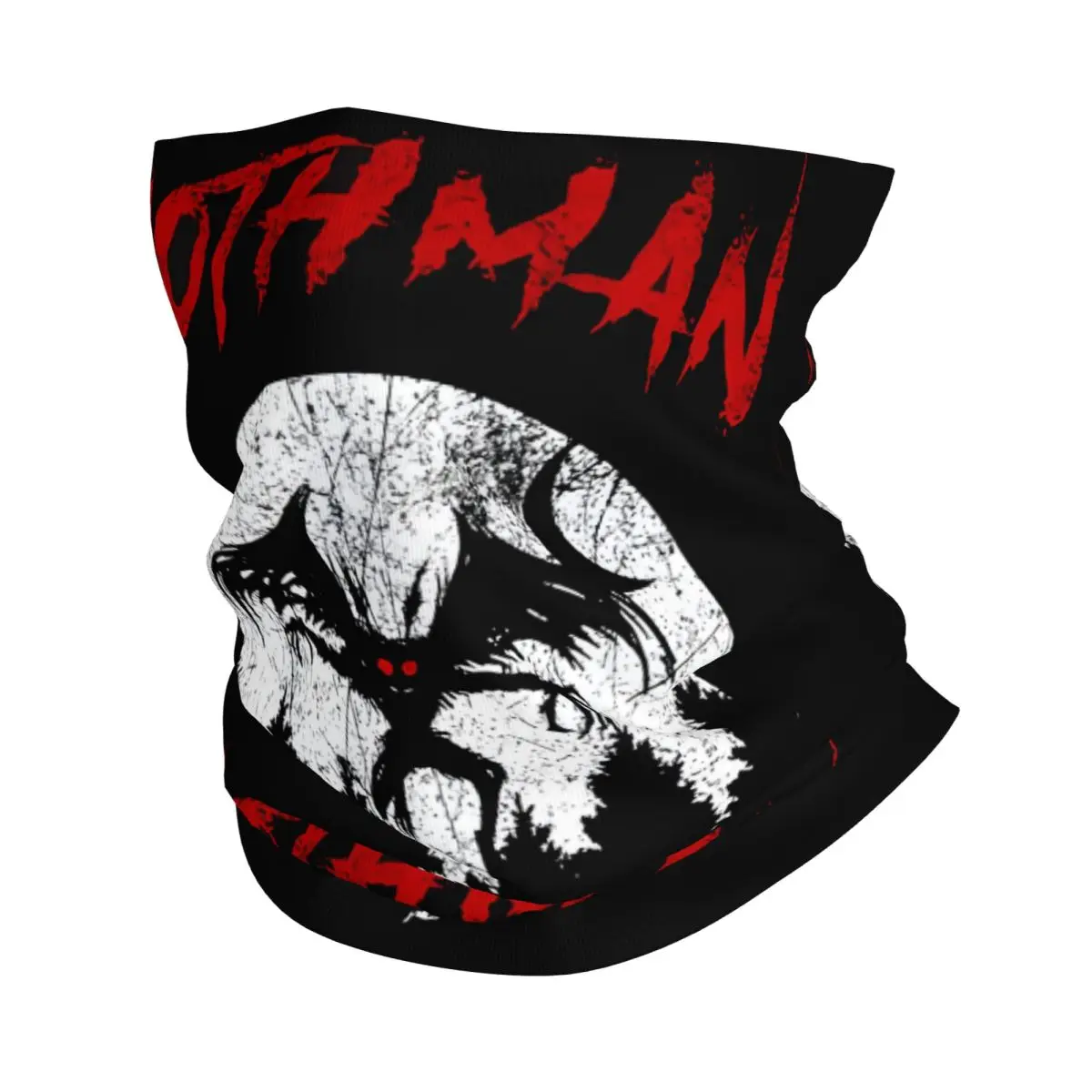 Mothman Saw Me Thin Bandana Neck Gaiter Mothman Wrap Scarf Headband Neck Cover