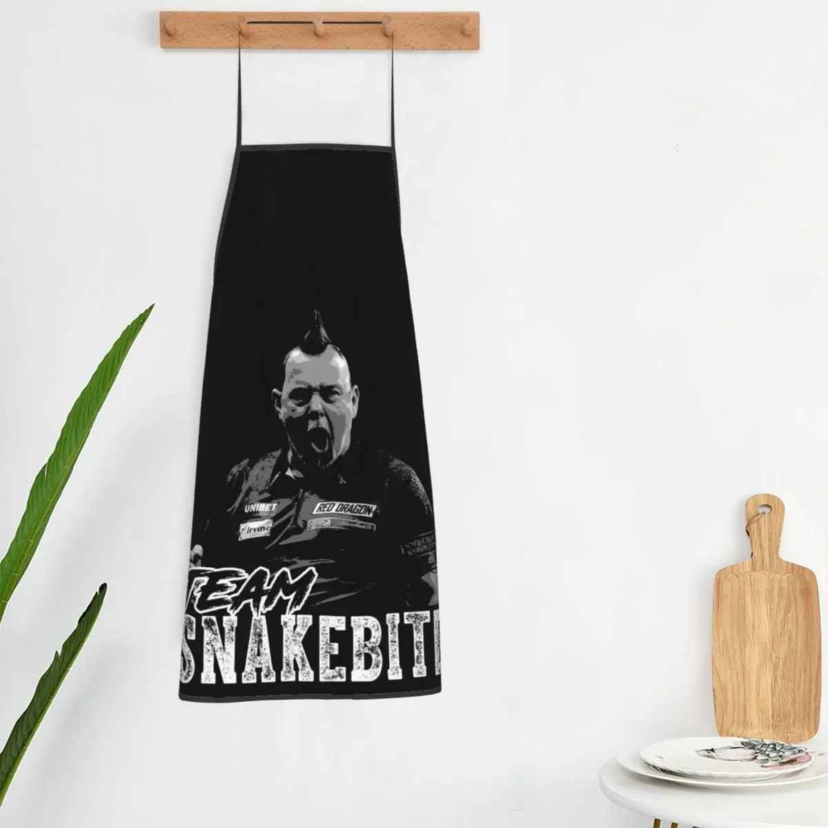 Peter Wright PDC Aprons Chef Cooking Tablier Sleeveless Bib Kitchen Cleaning Pinafore for Women Men Gardening