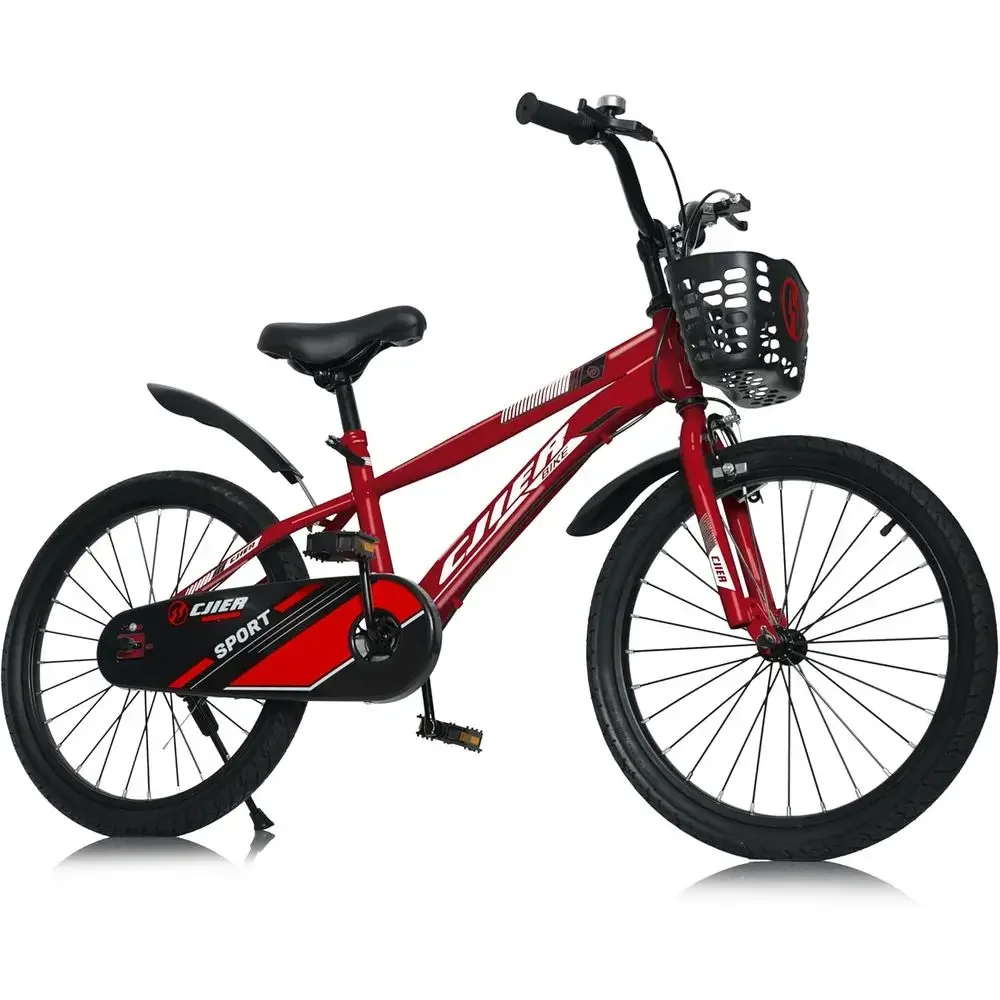 Children's Bikes: 14, 16, 20 Inch Options, Training Wheels & Kickstand, Suitable for Ages 3-12, Easy Assembly, Various Colors
