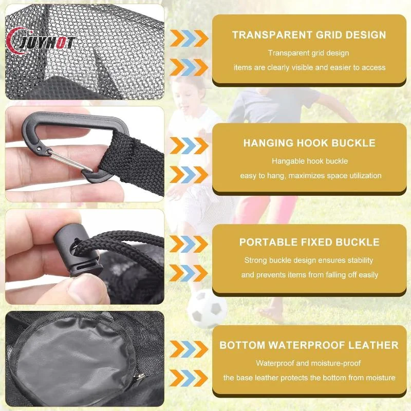 

Спортивная сумка большой вместимости на шнурке, баскетбольная сетчатая сумка, волейбольная сетчатая сумка, футбольная сумка, аксессуары в комплекте.