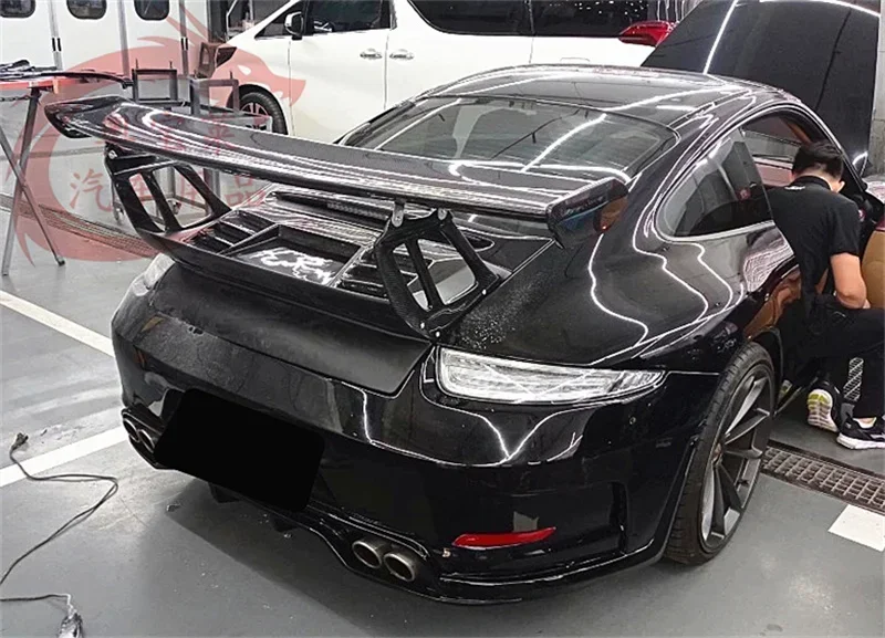 For Porsche 911 997 2006-2011 Wing Lip Tail Trunk Spoiler Real Carbon Fiber GT3 RS Style Style