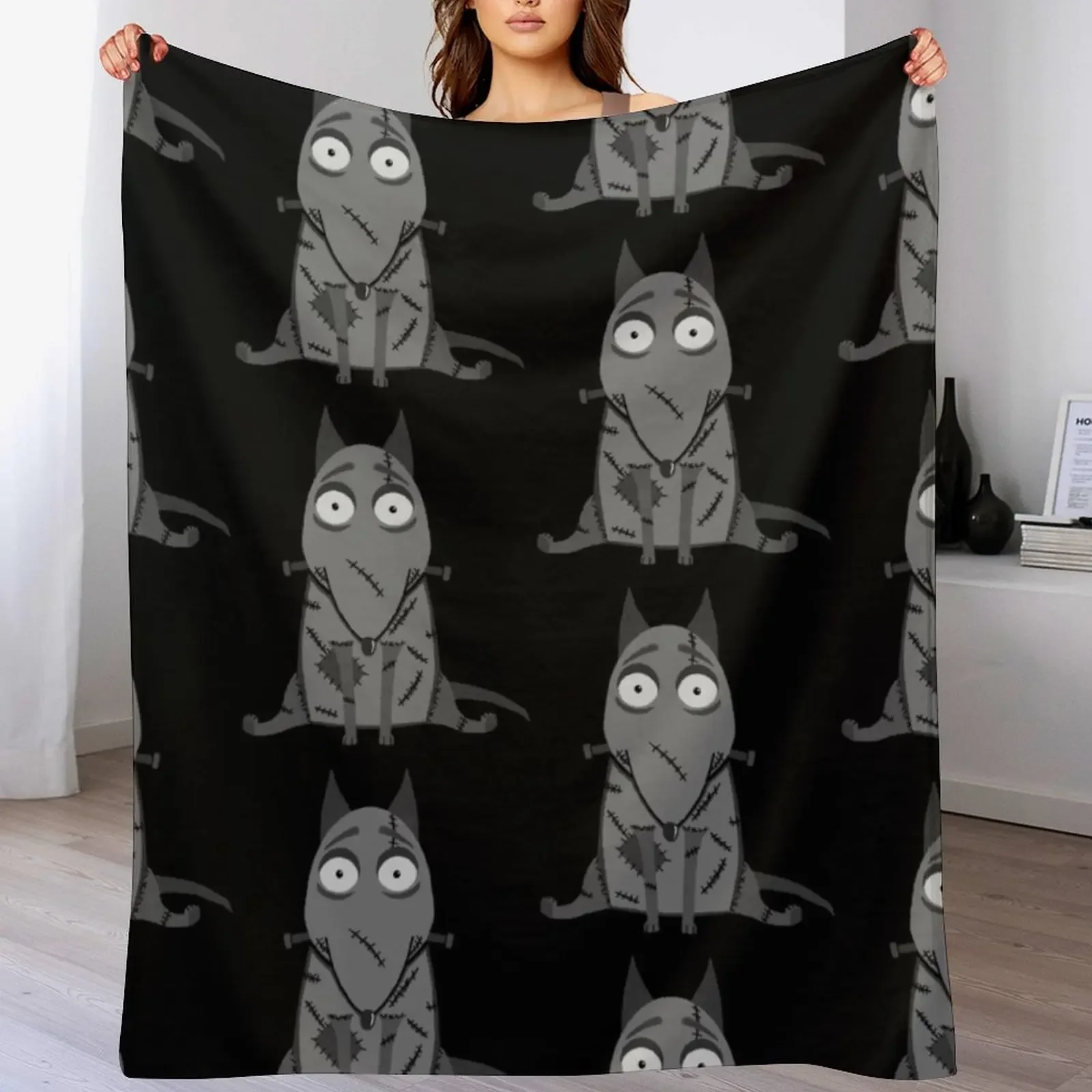 

frankenweenie sparky Throw Blanket Breathable Lightweight Blanket for Adults Kids
