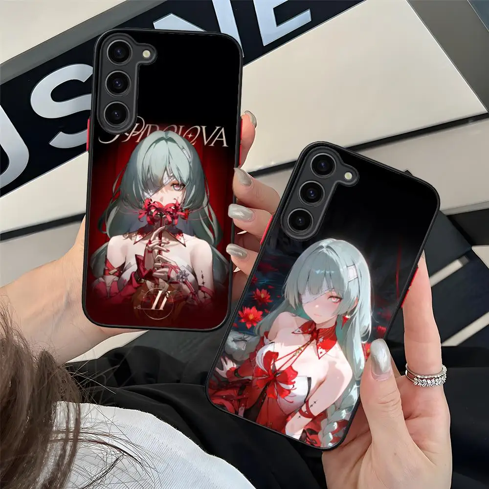 Wuthering Waves Phrolova Phone Case for Samsung Galaxy S26 S25 S24 S23 S22 S21 Plus FE Ultra Skin Feel Shockproof Cover