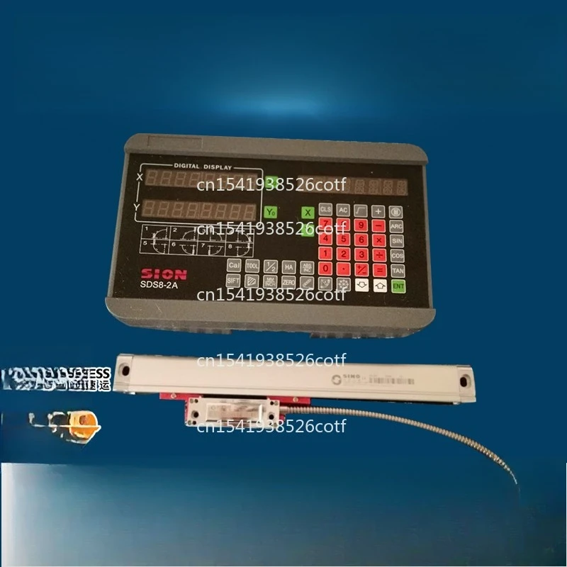 Turret Milling Grinding Machine Boring Machine One Table Two Axis Three Axis Grating Ruler Digital Display Table