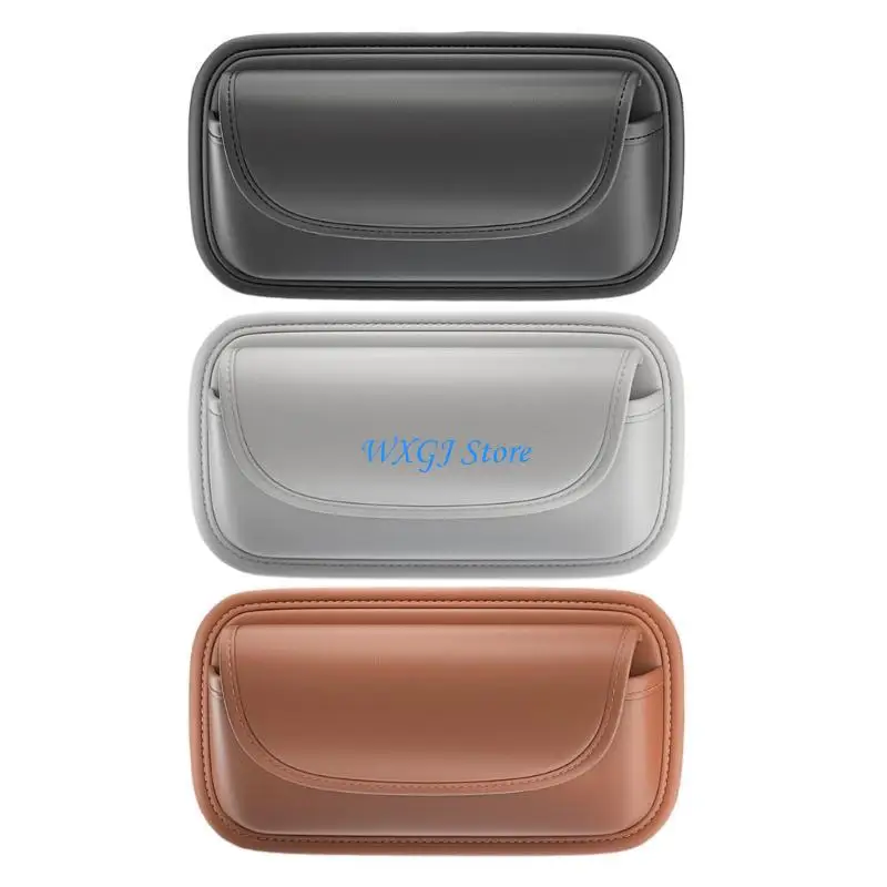 

37JE Car Visors Sunglasses Organizers, Protective Eyeglass Holder, Closure