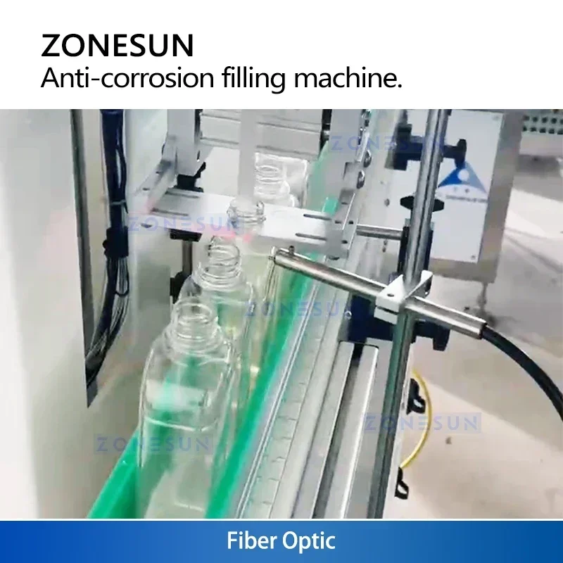 เครื่องบรรจุของเหลวเคมีอัตโนมัติ ZONESUN ZS-YTCR1A สำหรับน้ำยาทำความสะอาดห้องน้ำ น้ำยาฆ่าเชื้อ และน้ำยาฟอกขาว
