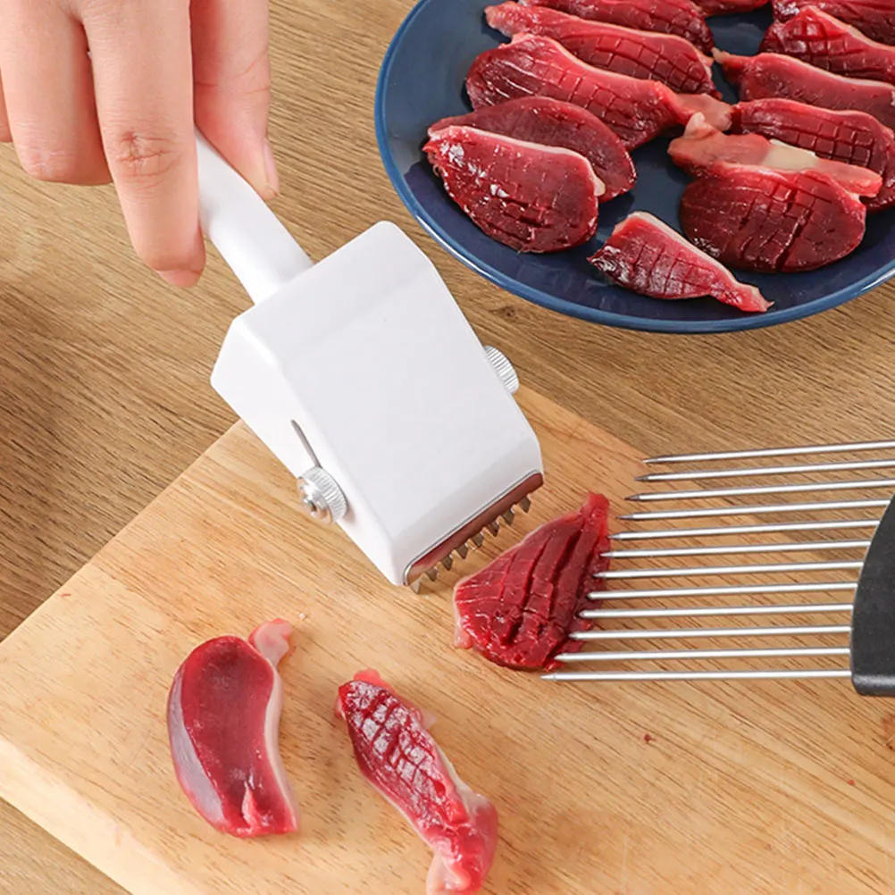 

Squid Flower Multi Function Kitchen Tool ABS Stainless Wear Cooking Slicer Cuttlefish Kidney FruitKnife