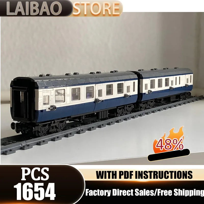 

Railway Train Moc Building Blocks Convertible cars and brake cars Technology Bricks Christmas Assembly Toys Constructrion Gifts