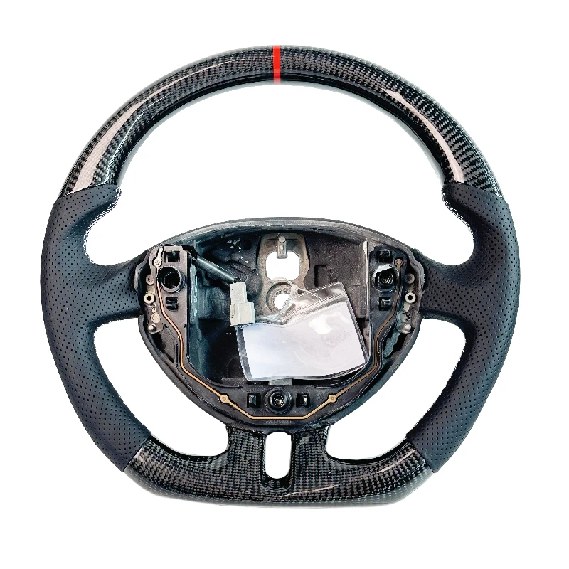 For Renault Clio3 RS Carbon Fiber Steering Wheel New Style for Renault Clio 3 RS Customizable Car Parts Black Carbon Fiber Hot