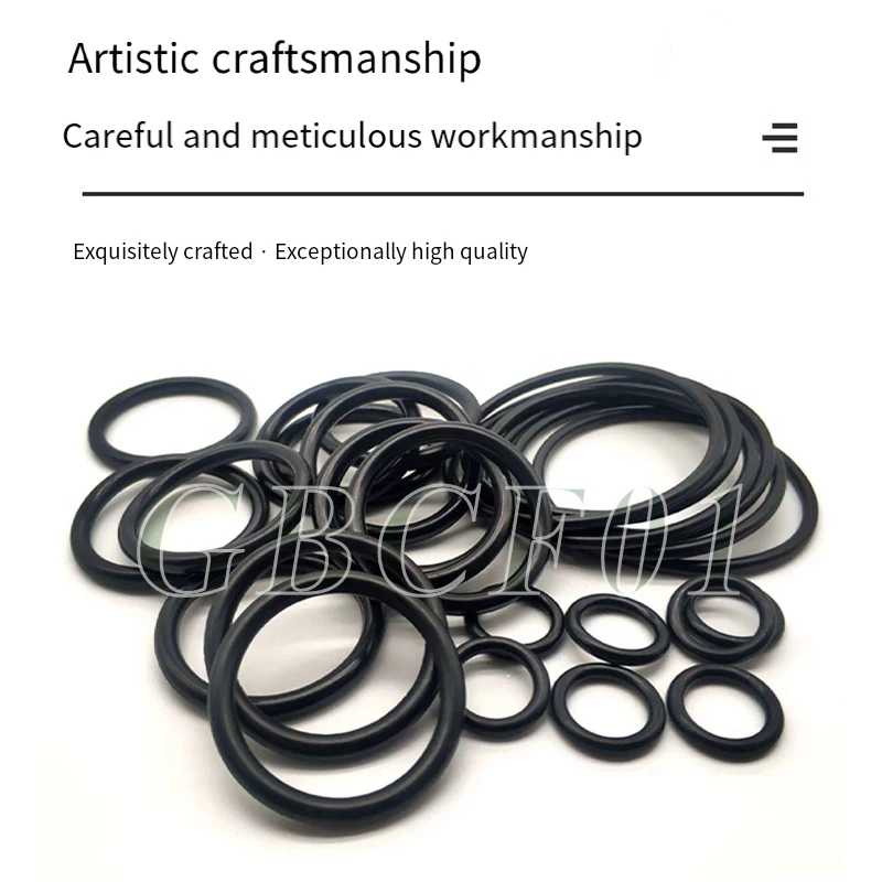 

FKM O Ring CS5.5mm OD30mm-1000mm Green Fluorine Rubber O Ring Sealing Gasket Insulation Oil High Temperature Resistance Fluorine