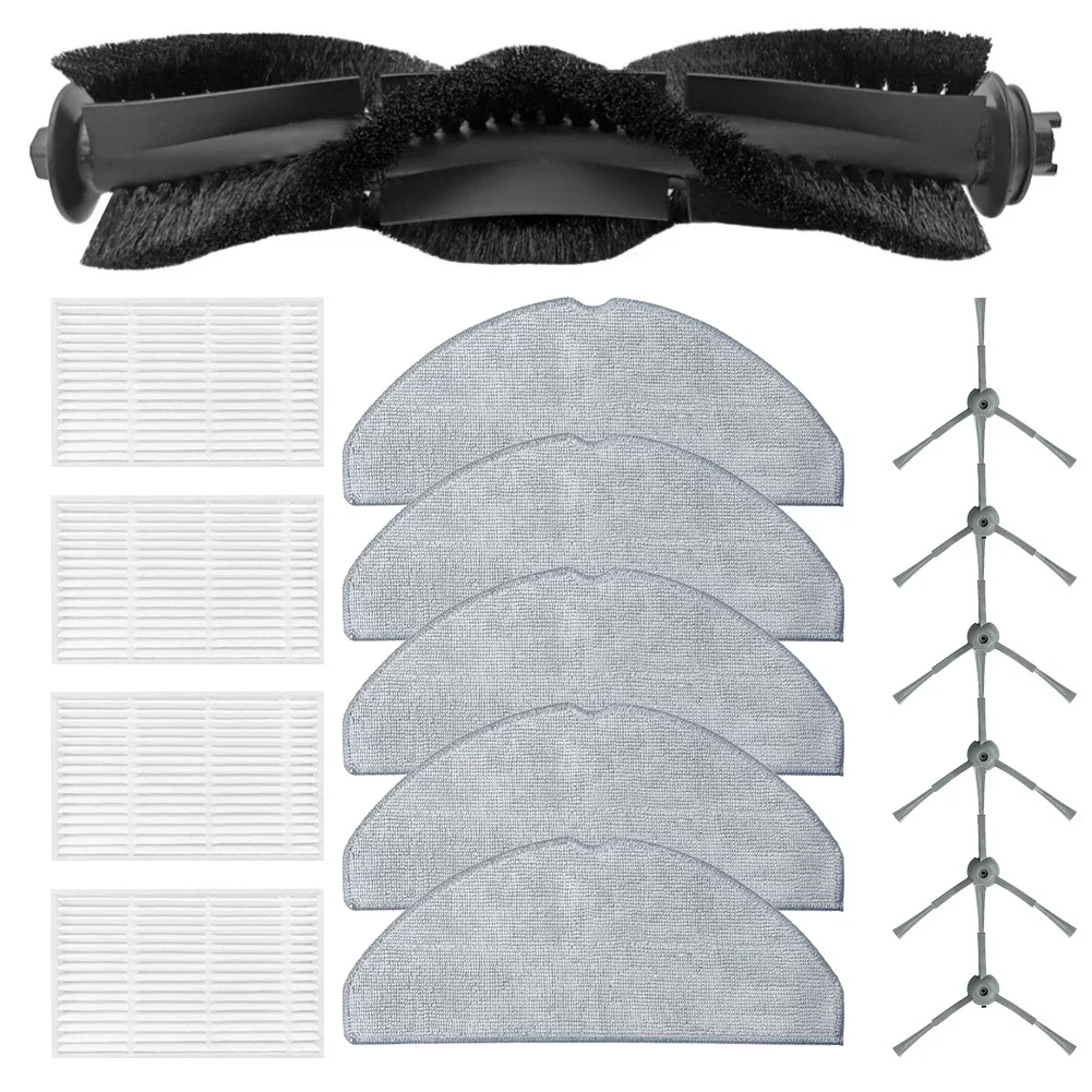 Cepillo Lateral Principal, Filtro, Paño de Limpieza para Aspiradora Robótica Haier HSR Home M3, Herramientas de Limpieza, Repuestos para Electrodomésticos