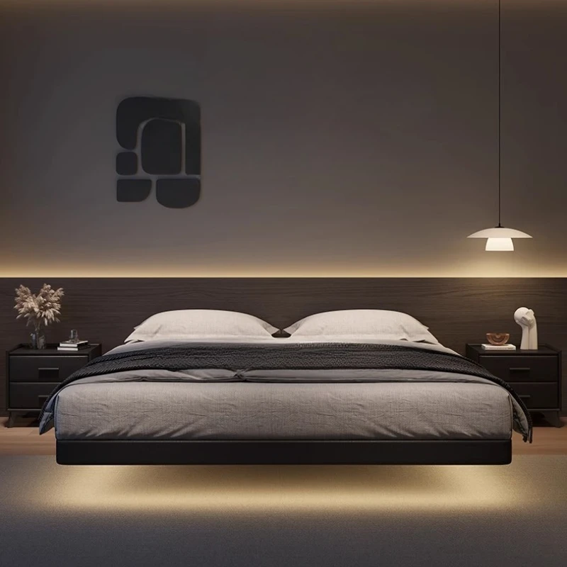 Lamp Minimalist Bed Unique Upholstered Side Table Sleeping Bed Lounge French Queen Muebles Para El Hogar Home Accessories