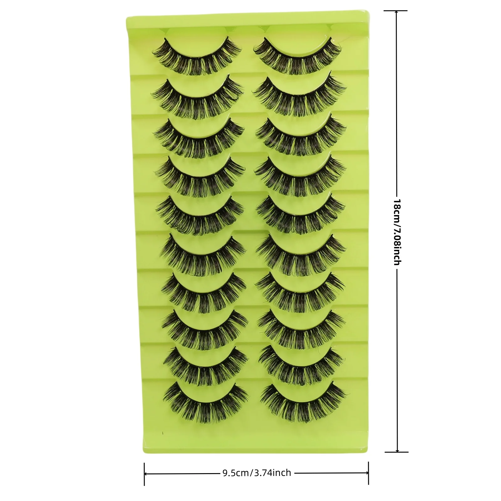 10 paar zachte en lichtgewicht valse wimpers - lang en dik, huidvriendelijk, herbruikbaar, geschikt voor beginners - perfect voor