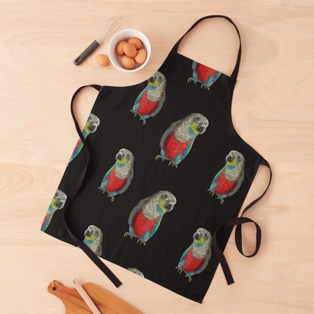 

Crimson bellied conure pattern Apron barber uniform For Hairdresser Apron