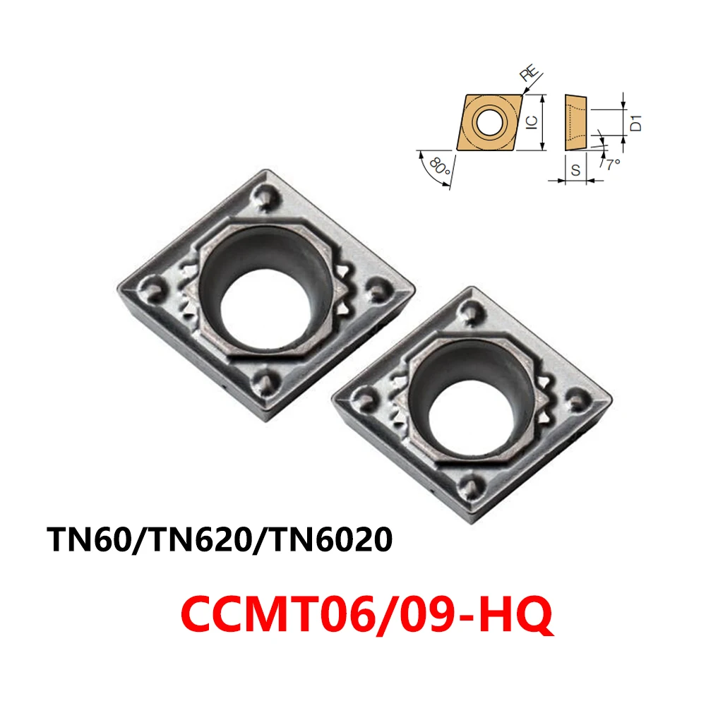 Cortador Original do Cnc Introduz Ferramentas Ccmt060204 Ccmt09t304 Ccmt09t308 Ccmt060204hq Ccmt09t304hq Pr1125 Pr930 Pr1535 o