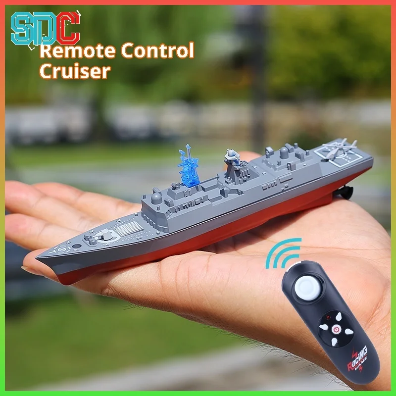 

Электрическая военная модель с дистанционным управлением, военный корабль для детей, высокоскоростной радиоуправляемый разрушитель, воздушная подушка, водный военный корабль, игрушка для мальчиков
