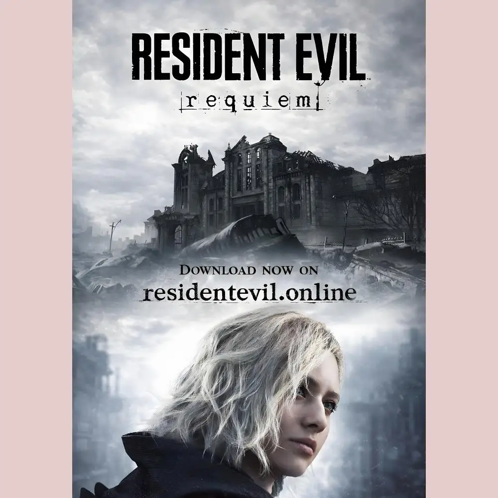 R-Resident Evil 9 Requiem Poster Peel And Stick Matte Self Adhesive PVC Waterproof Removable Frameless Bedroom Living Room