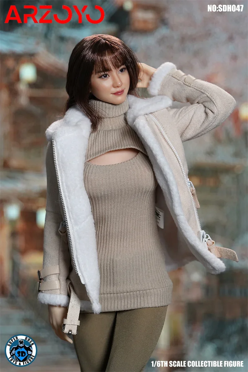 Super เป็ด SDH047 1/6 Scale AI ความงามสาวหัว Sculpt แกะสลักรุ่น 12 นิ้ว TBL หญิง Suntan Action Figure Body