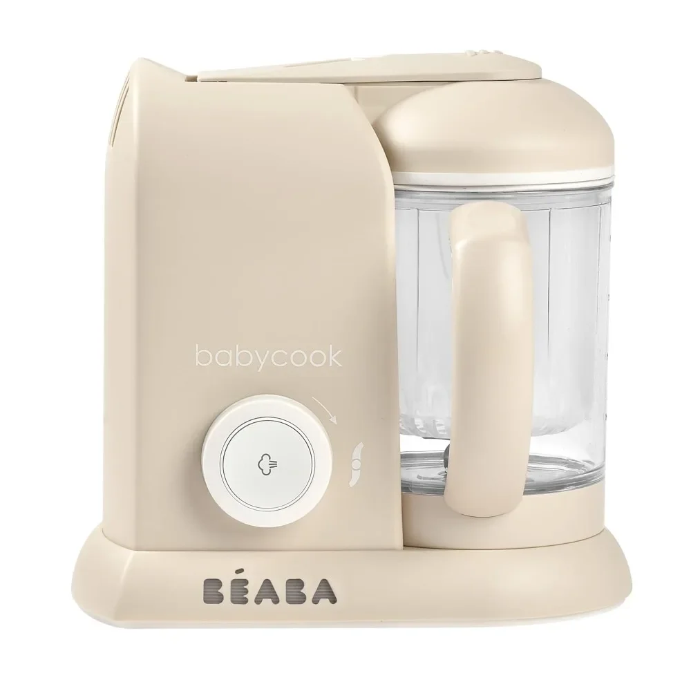 

BEABA Babycook Solo 4 in 1 Baby Food Maker, Puree Steamer and Blender for Purees, Grinder with Auto Steam Cooking, Lrg Capacity