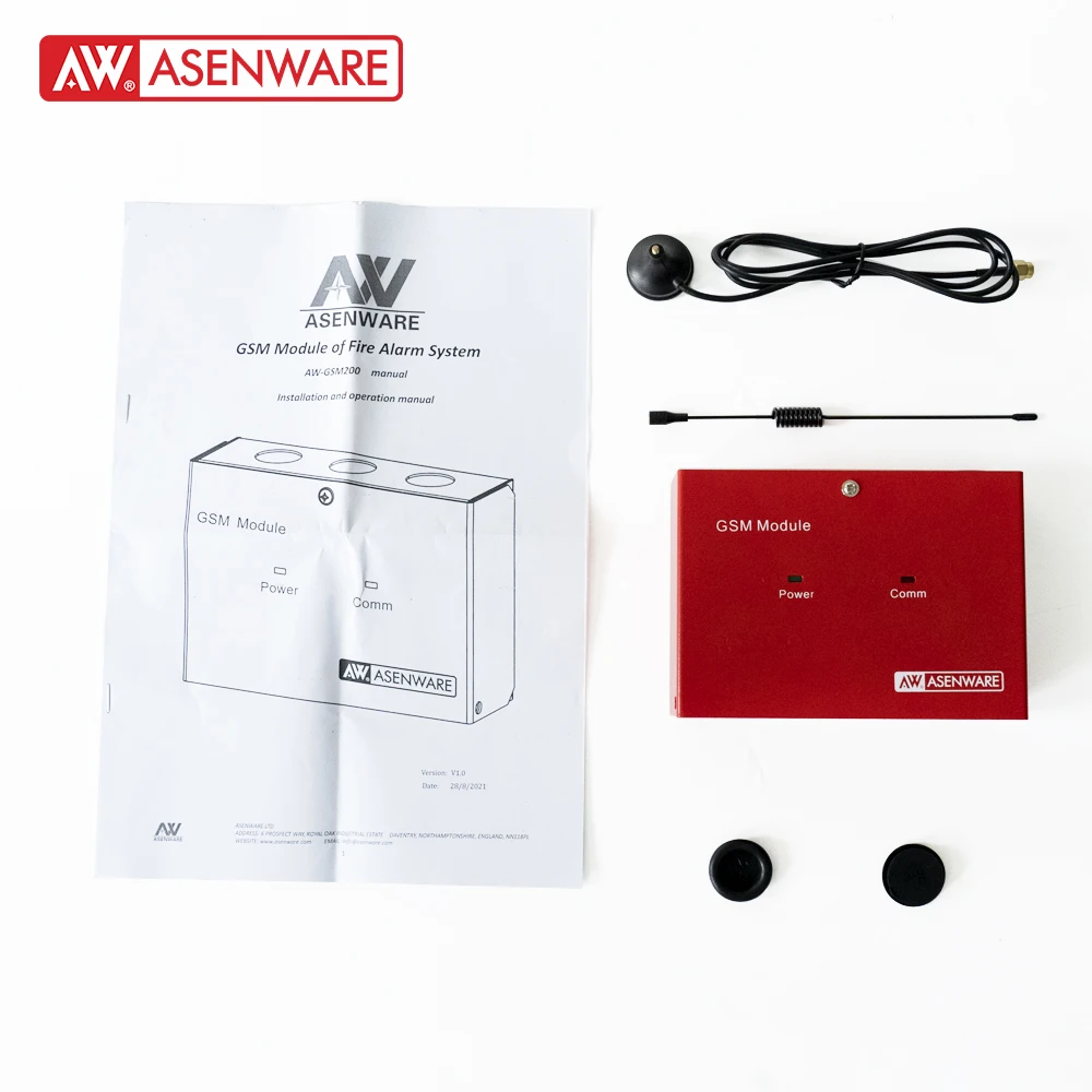 GSM module for asenware conventional fire alarm panel sms function