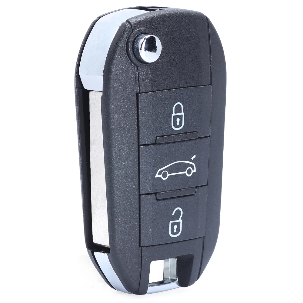 KEYECU PSA الوجه مفتاح بعيد 433 ميجا هرتز 4A رقاقة فوب لسيتروين C3 C4 C5 فيات سكودو دوبلو أوبل كورسا فيفارو 2016-2022 #4