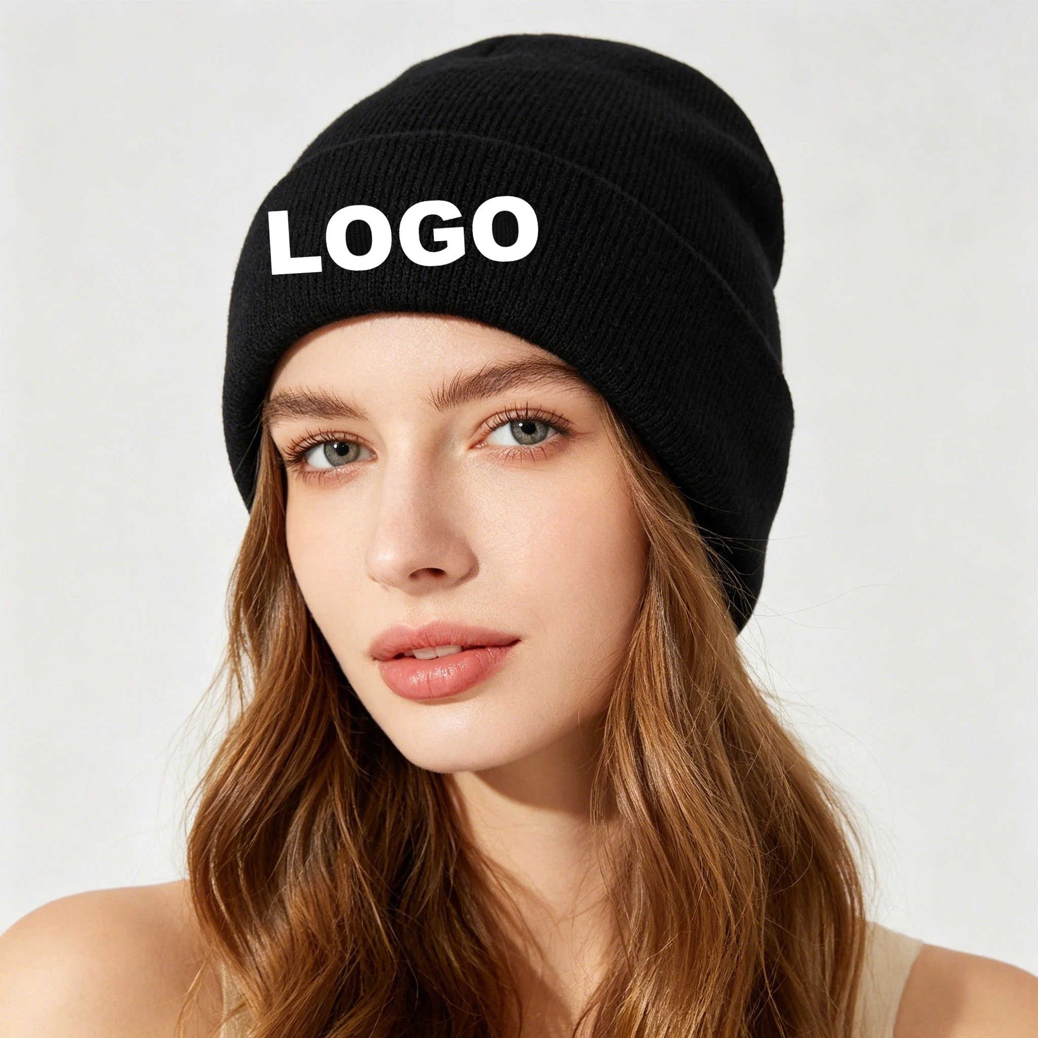Bonnet tricoté unisexe avec lo - Beanie Cuffed Knit avis et prix