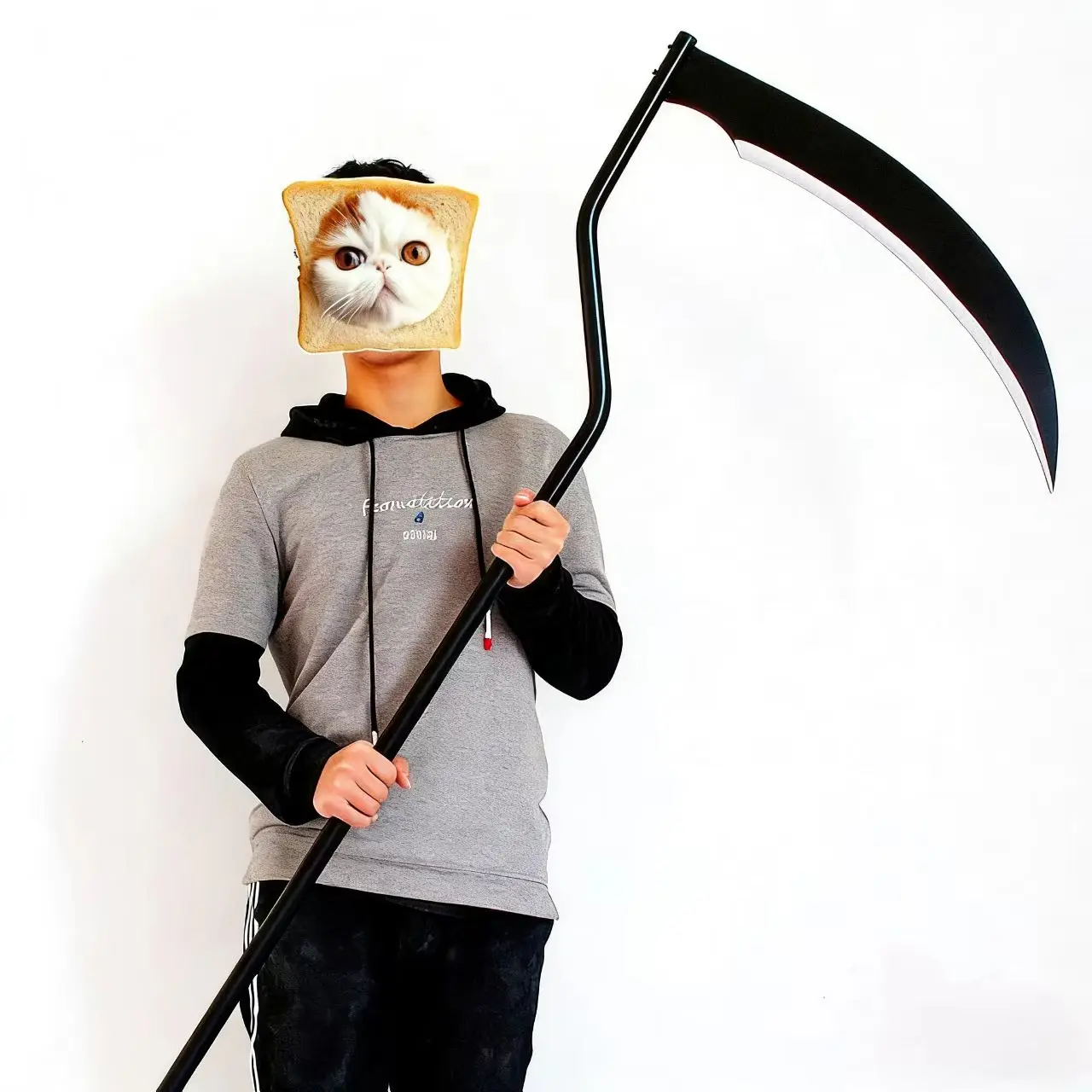 Anime Reaper's Scythe Headless Knight Strange Tales of Seltyr Sturluson Group Reaper Scythe Cosplay Halloween Christmas Props