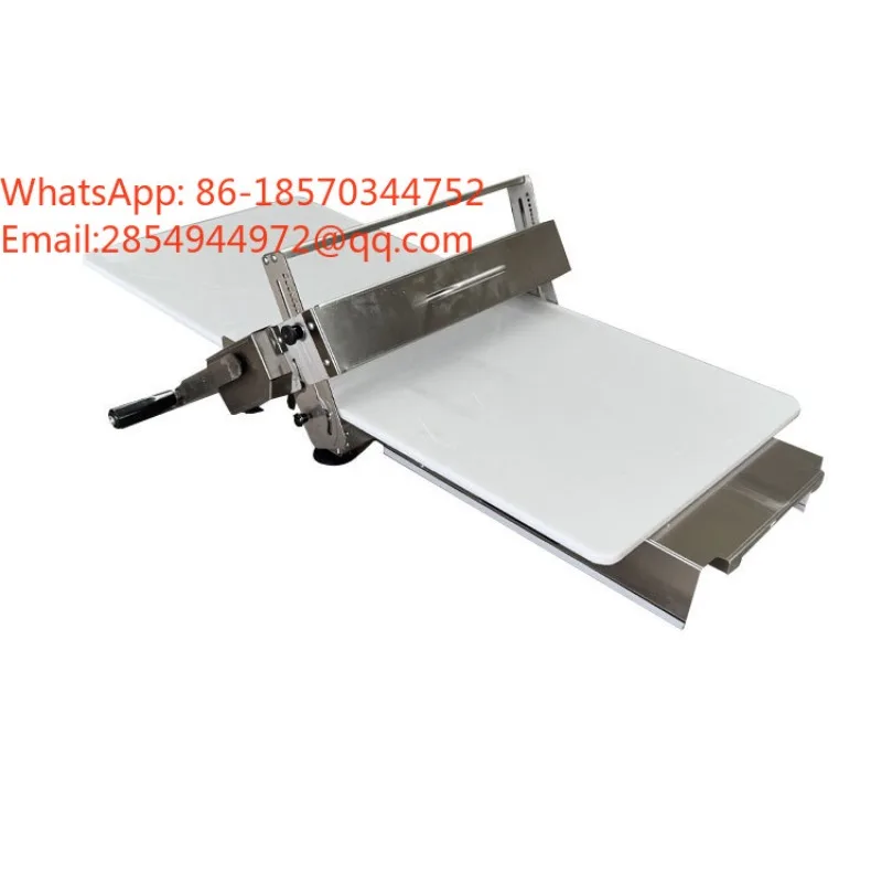 Manual Dough Sheeter Tabletop Dough Press Machine for Pizza Croissant Baking