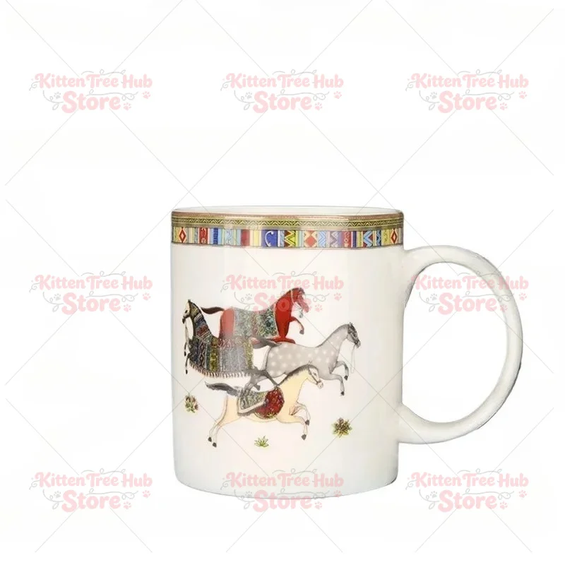Large Capacity Ceramic Coffee Cup Creative Mug Women Household Student Couple Milk Cup