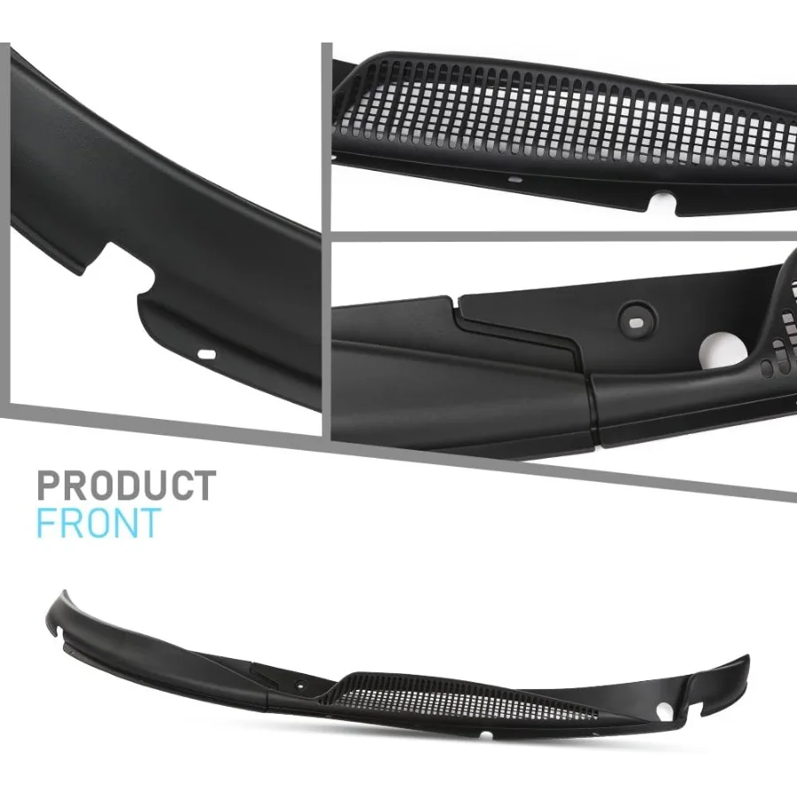 غطاء فتحة تهوية ممسحة الزجاج الأمامي من الجانب الأيسر الأيمن متوافق مع Chevy Express 1500 2500 3500 Van 19962017 متوافق مع GMC S