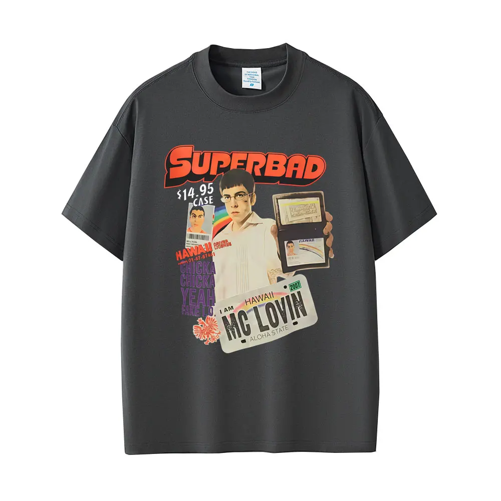 Funny McLovin Graphic T Shirts Men Women Clothing Casual Cotton Vintage Short Sleeve T-shirt Men's Fashion Oversized T-shirts
