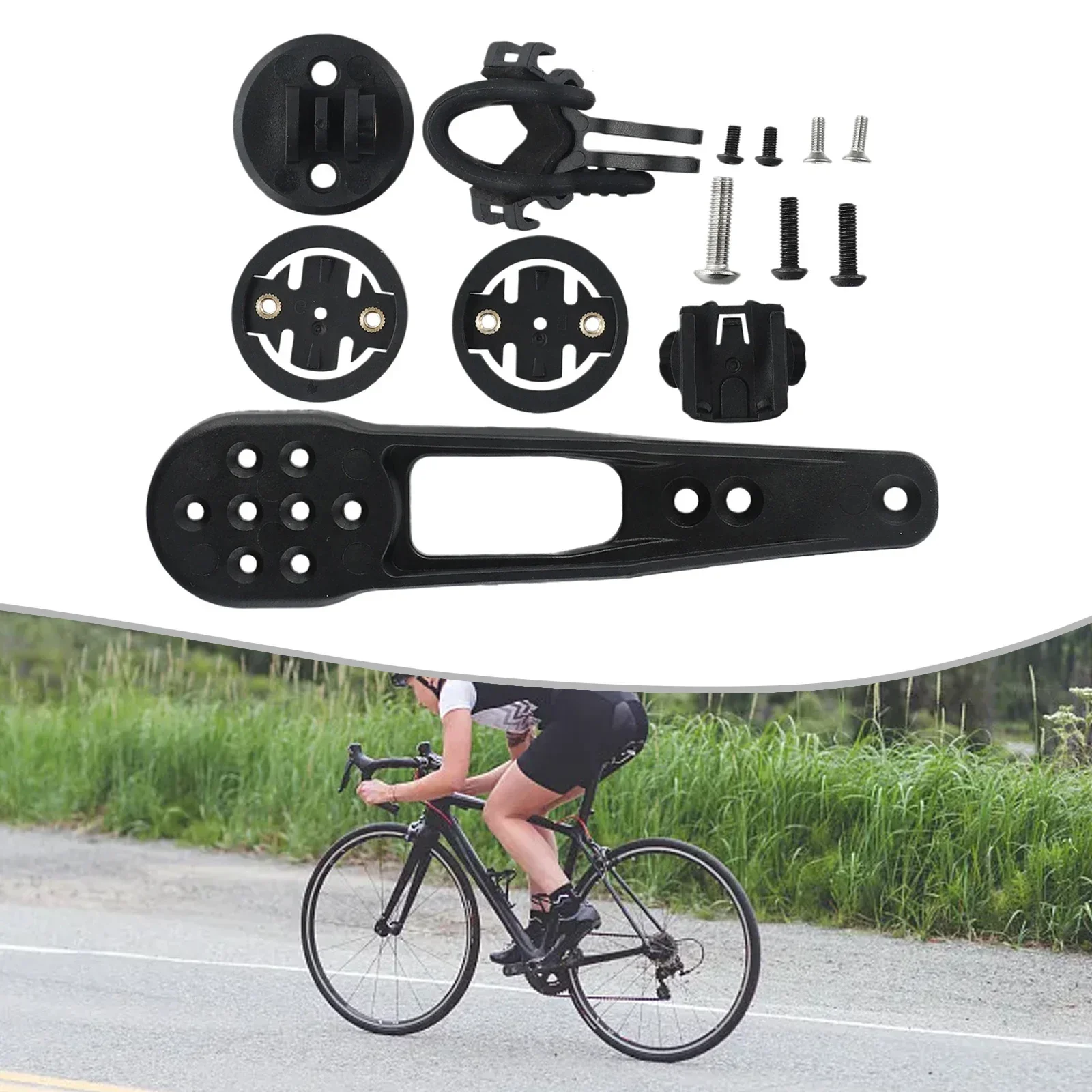 

Road Bicycle Handlebar Computer Mount Equipment Mountain Nylon Road Cycling Bracket For H31 CP10 CP20 For Garmin